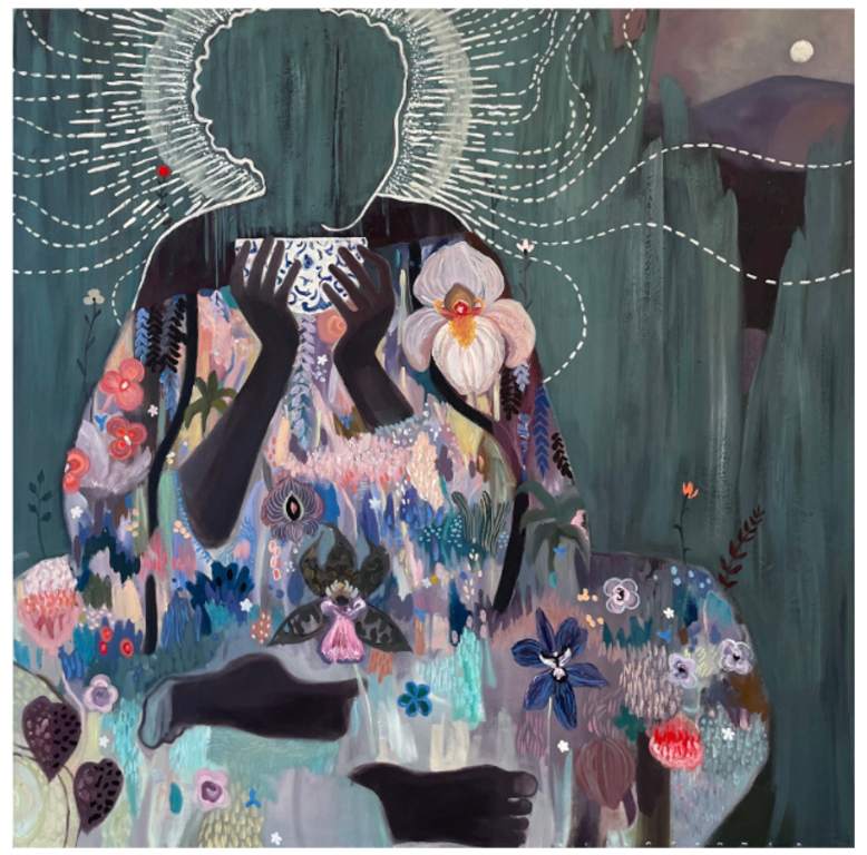 winter took a sip of spring.  leila rose fanner